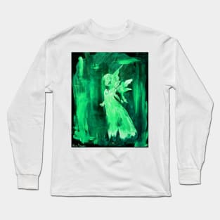 Bottle Green Angel Long Sleeve T-Shirt